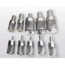 스트레이너 필터 급수관 배관용품 스텐 하단 암 필터, 14mm-24mm