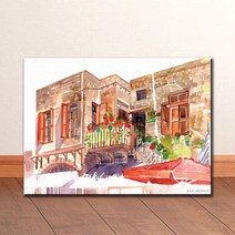 WC010 수채화 풍경 그림 캔버스액자
