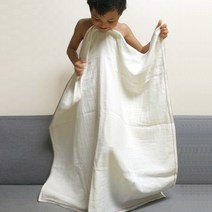 반애썸 무형광 소창수건 먼지없는 아기 목욕타올, 1장, 정련(바로사용) 3겹 아기목욕타올(145*95)/자수