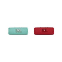JBL Flip 6 - Portable 블루투스 Speaker powerful sound and deep b, Flip 6 + Speaker/ Red_Teal