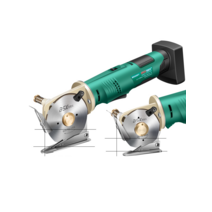 원단재단기 레더 가죽 피할기 충전식 재단가위 절단칼, 모델 90 (2000+2000mAh)