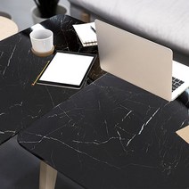 현대시트 한양 책상 식탁 테이블 가구 리폼 인테리어필름 1m + 에코필름 헤라, 16. 유광 블랙대리석 ECNI953