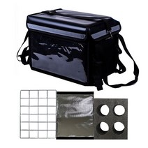 소소Pick 오토바이 배달가방 풀세트 32L 배달통 칸막이 컵홀더, 32L풀세트(컵받침6구)