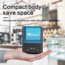 영수증사진기 포토프린터 Mini Thermal Printer 2 inch Wireless USB Receipt Bill Ticket with 58mm Paper, 01 WHITE_04 영국 플러그