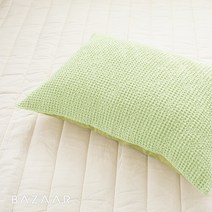 [바자르] [2장세트]포그니 피그먼트 모달 와플 베개커버(50X70) 10종 택2