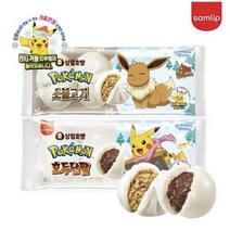 삼립 포켓몬호빵 4입 2봉 택 소불고기 호두단팥, 포켓몬호빵 소불고기+호두단팥