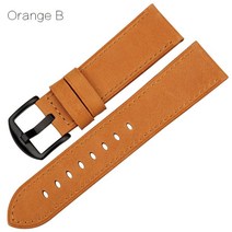 MAIKES 가죽 럭셔리 그레이 워치 밴드 액세서리 스트랩 22MM 24MM 팔찌 화석