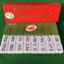 마작 기계 게임 중국 전통 마작패 세트 매트 마작세트, 그린
