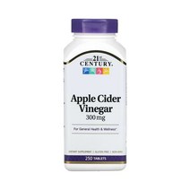 21st Century 애플 사이다 300mg 250정 스테아르산 말토덱스트린 이산화규소 셀룰로오스 Vinegar 식초