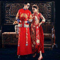 셀프웨딩드레스 전통혼례복 신부 2020뉴타입 여름시즌 여성결혼 중식 결혼예복 임산부 예복