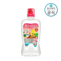 동아제약 가그린 어린이 380ml 사과 딸기 풍선껌 가그린 키즈 가글 충치예방_딸기맛, 딸기맛_1개