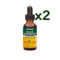 허브팜 블랙 엘더베리 액상 추출물 29.6ml x2병 Herb Pharm Black Elderberr