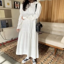 린다샵 비네스 레이스 카라 캉캉 롱원피스-OPS5859K0C