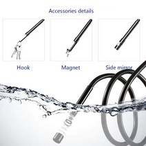 어군 탐지기 안드로이드 내시경용 비디오 검사 카메라 렌즈 HD IP67 어군 탐지기 코드 튜브 Mirco USB C, 05 7M