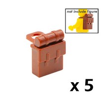 중국레고 호환 도시 MOC 벽돌 부품 빌딩 블록 장교 가구 액세서리 키트 DIY 완구 노트북 컴퓨터 컵 전화 가, 23 5 brown pack