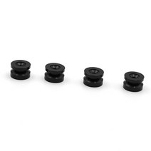 블랙 실버 탑 후면 수하물 보관 테일 박스 트렁크 브래킷 부싱 패드 스페이서 버클 오토바이 액세서리, Black