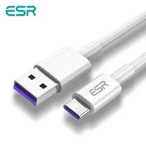 이에스알 ESR 100W 5A 고속충전 USB A to C 케이블, 선택:100W A to C 케이블:1M EC080