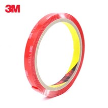 3M 자동차 차량 유리 부착용 초강력 투명 폼 양면 테이프 10mm x 1.5M