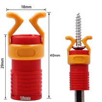 견고한 일반 ABS 나사 홀더 클램퍼 고정 비트 슬리브 목공 도구 휴대하기 쉬운 1PC, 한개옵션0