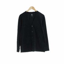 유니클로 네이비 에어리즘 긴팔가디건 공용 S 9507