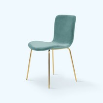 카페 인테리어 의자 디자인 벨벳 골드체어, 보니토_민트_골드_CCL