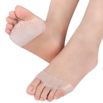 발편한 실리콘 앞꿈치 패드 1쌍 발가락보호 발바닥 패드 쿠션 남녀공용, 블랙1쌍