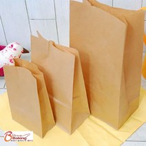 이홈베이킹 크라프트각대봉투 소 100매, 크라프트 x 100매