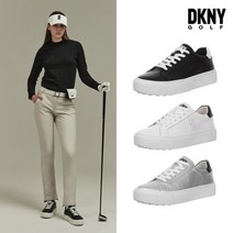 [DKNY GOLF] 여성 타공 로고 스파이크리스 골프화 1종