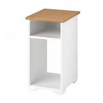 SKRUVBY 스크루브뷔 보조테이블 화이트 40x32cm 605.320.10, 단품