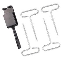 얼음 낚시 텐트 빙어 새로운 범용 앵커 키트 삽입 바느질을 위한 대피소 도구 고정 장치 액세서리, 주황색