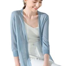 MJ 키밍 옆트임 여름 롱 가디건 시원한 자외선 차단 B612 512256EA