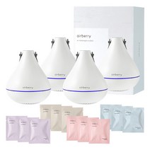 에어베리 스마트 의류관리기 향기순환 4 SET 옷장 드레스룸 냄새 제거 방향제 관리템, 라벤더3+체리블라썸3+코코브리즈3+런던프리지아3