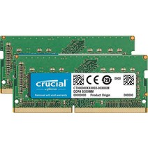 Crucial RAM 64GB 키트 2x32GB DDR4 2666 MHz CL19 메모리 맥용 (CT2K32G4S266M), 2400MHz_8GB