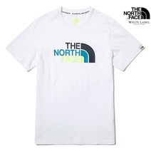 노스페이스화이트라벨 남녀공용 뉴트로 반팔 라운드티 NT7UL20J_WHT
