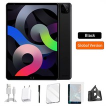 글로벌 버전 P80 태블릿 8 인치 4G WIFI 6GB RAM 128GB ROM 1280x800 화면 6000mAh MT6797 듀얼 SIM 안드로이드 키보드 포함, 01 6GB 128GB, [02] Black