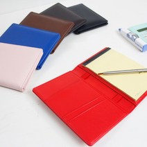 (아인텍) 가죽 A6 레포트패드, 스토어마그넷 레드[H4233]