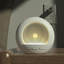 ELSECHO 가정용 LED 무드등 블루투스 스피커, 흰색