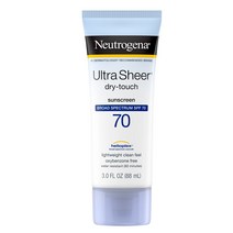 뉴트로지나 울트라 시아 선스크린 로션 SPF 70 88 ml Neutrogena Ultra Sheer Sunscreen Lotion SPF 70, 88ml, 1개