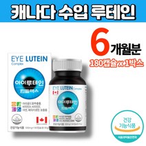 코스트코 홈쇼핑 약국 아이 루테인 뉴테인 빌베리 20대 30대 40대 50대 60대 70대 남성 여성 영양제 500mg 180캡슐 6개월 대용량