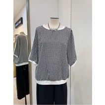 막스카라 W몰 막스카라 라인 버튼 포인트 블라우스 M22QWB454MEB1