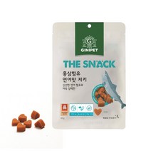지니펫 더스낵 홍삼함유 저키 강아지간식 80g, 연어맛, 1개