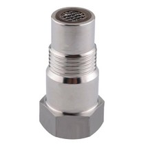 Ursmart 2X 스트레이트 CEL 수정 점검 엔진 라이트 O2 센서 스페이서 M18x1.5 스테인리스 스틸, 304 스테인레스 스틸, 실버