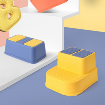 혜자컴퍼니 유아 발 디딤대 아기 발판 스텝 스툴 논슬립 1단 2단 유아디딤대, 발디딤대 1단_빨강