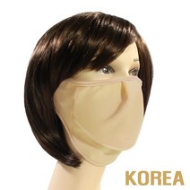 베이지마스크 골프 안면마스크 햇빛차단 얼굴가리개, 자외선차단 마스크DS1 블랙