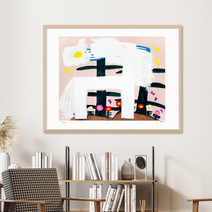좋은 날 (120 Editions) 김점선 말그림 판화 (액자추가 가능), 그림만주문(액자X)