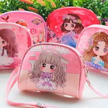 여아 반달 크로스백 초등 핸드폰가방 유아 소풍 예쁜 가방 핸드백 어린이 조카 선물 큐티걸