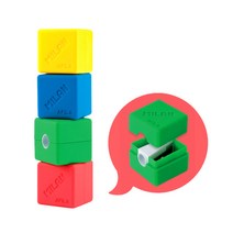 밀란 큐빅 연필깎이 MILAN CUBIC PENCIL SHARPENERS, 파랑
