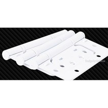 흰색 인테리어 문 경첩 + 나사 3p 욕실장경첩 장롱경첩 도어경첩 싱크대경첩 셀프인테리어 나비경첩 교체, 낱개(1각:3개)