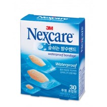 3M 숨쉬는 방수밴드(넥스케어) 투명 혼합형 30매 WN300576777, 1개