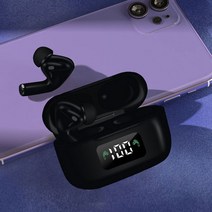 리아 차이팟프로 4세대 5세대 변형판 배터리잔량 표시 무선 블루투스이어폰, 블랙